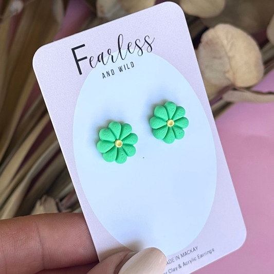 Parakeet Daisy Studs