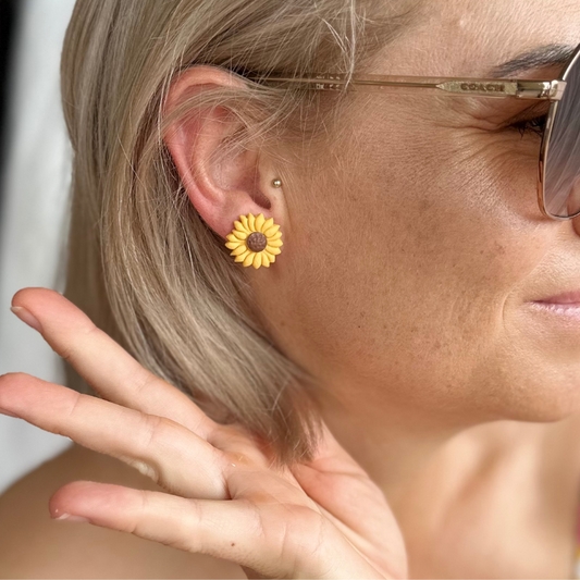 Sunflower Studs