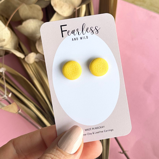Round Yellow Stud