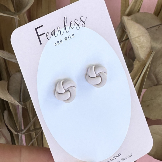 Nude Knot Stud