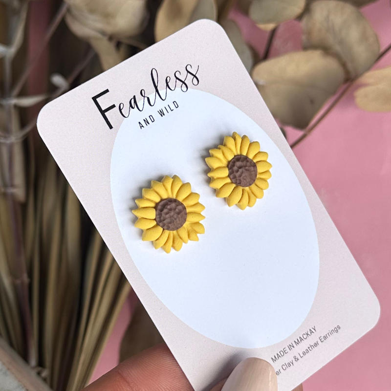Sunflower Studs