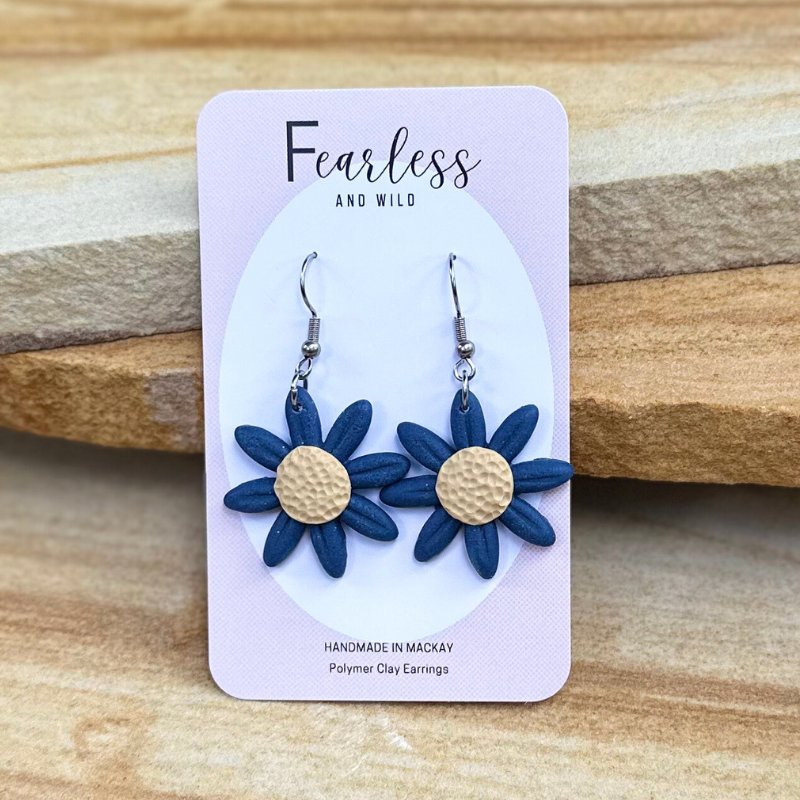 Daisy clay deals earrings