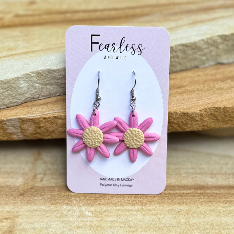 Daisy clay deals earrings