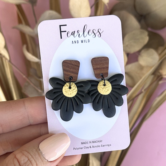 Daisy Drop Black