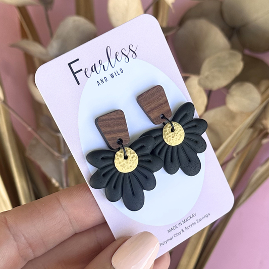 Daisy Drop Black