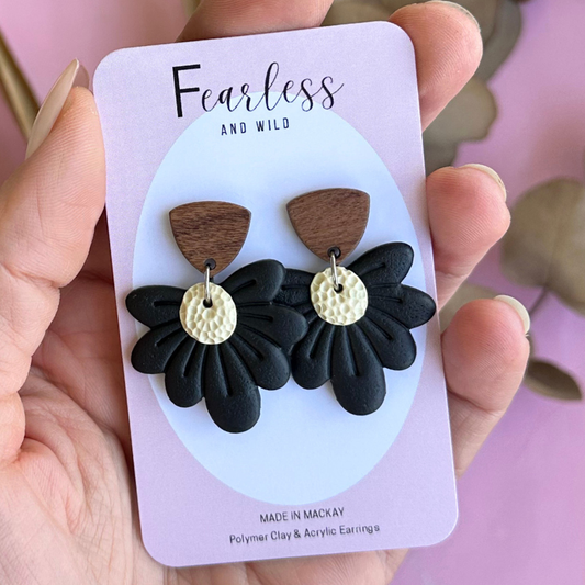 Daisy Drop Black