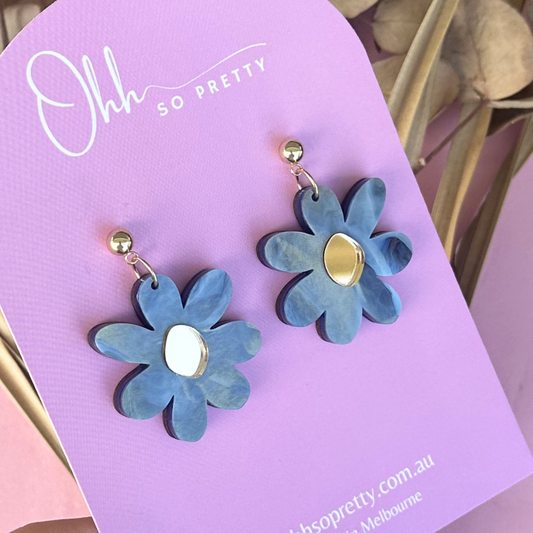 Azure Daisy Acrylic