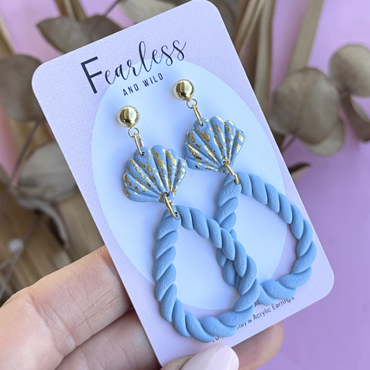 Perrine Shell Sky Blue