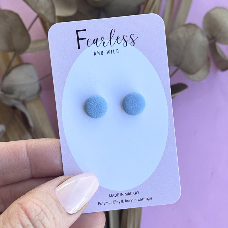 Sky Blue Mini Stud