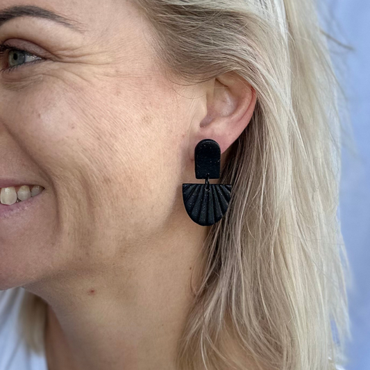 Cath Black - Polymer Clay Earrings Online - Handmade Earrings – Fearless  And Wild