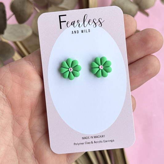 Parakeet Daisy Studs