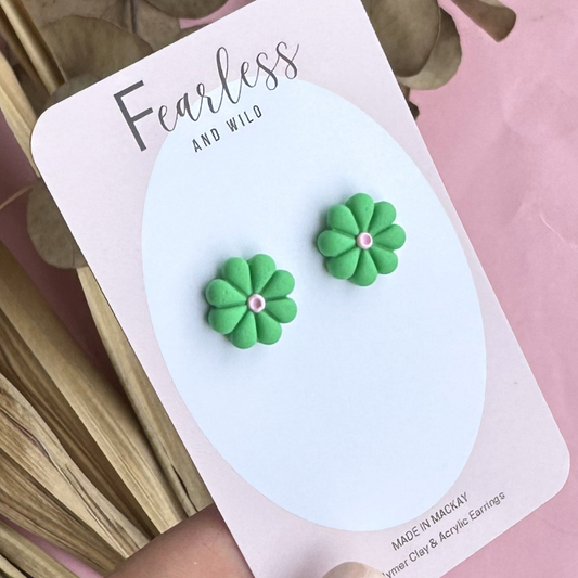 Parakeet Daisy Studs