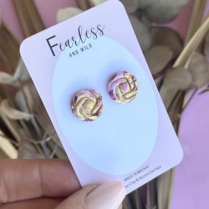 Round Stud Berry Crush Knot