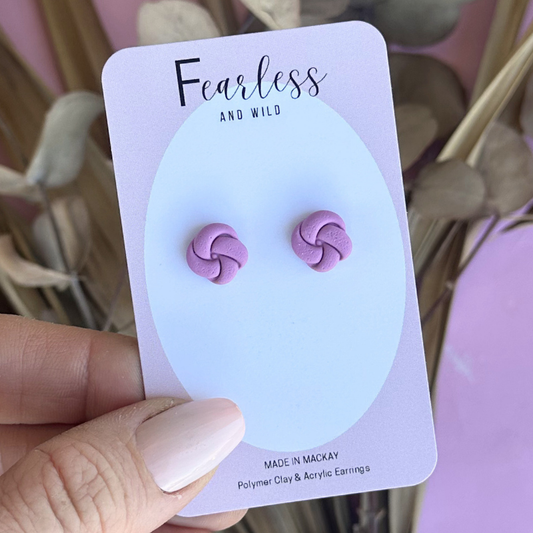 Berry Knot Stud