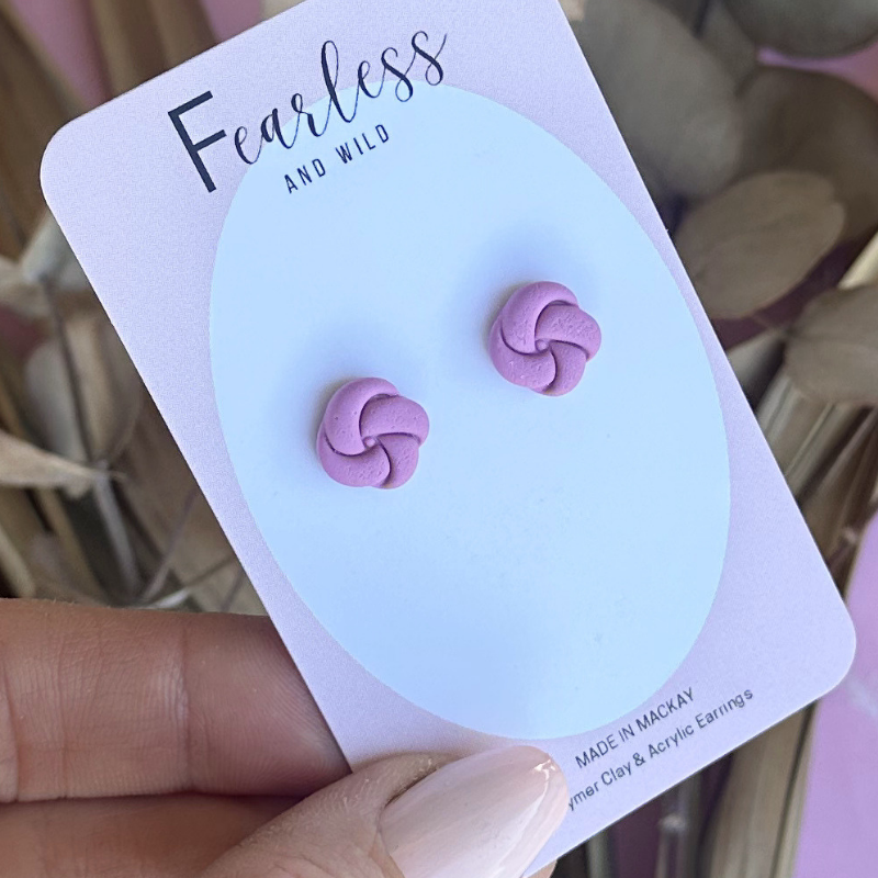 Berry Knot Stud