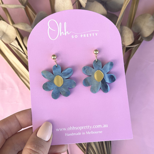 Azure Daisy Acrylic