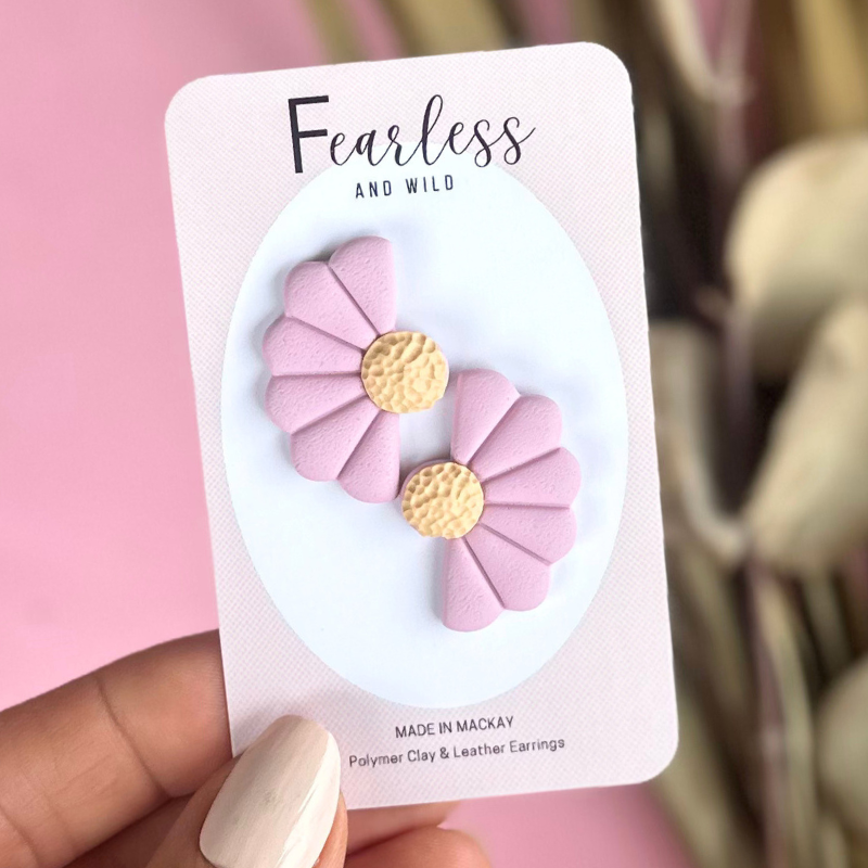 Soft Musk Statement Flower Stud