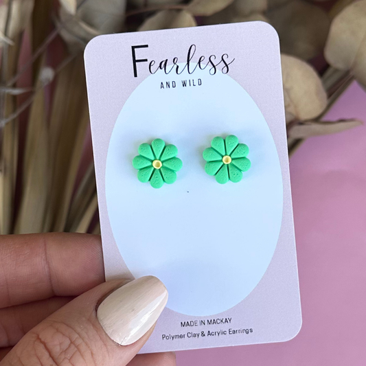 Parakeet Daisy Studs