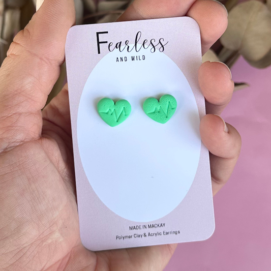 Parakeet Heart Beat Stud