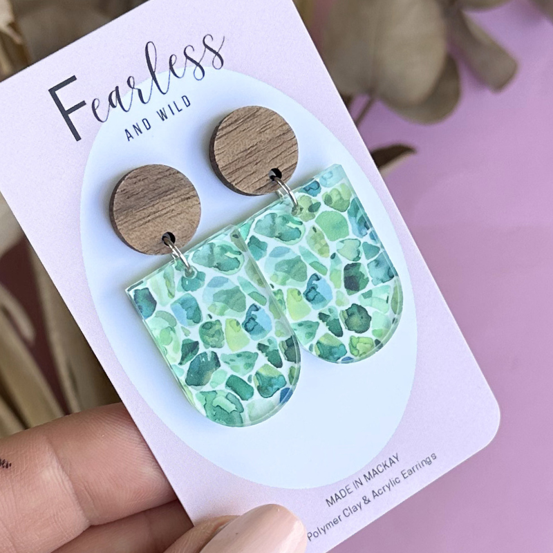 Avah Green Acrylic