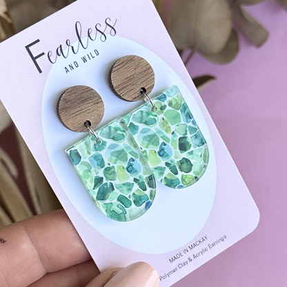 Avah Green Acrylic