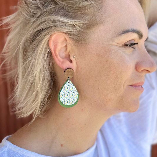 Alice Garden Bloom Leather Drop