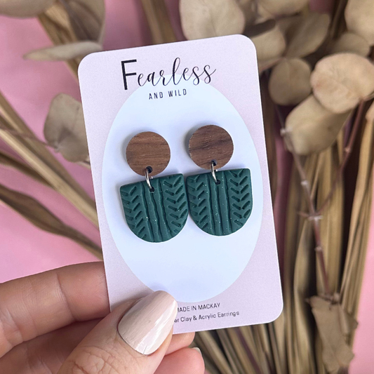 Mara Linear Forest Green