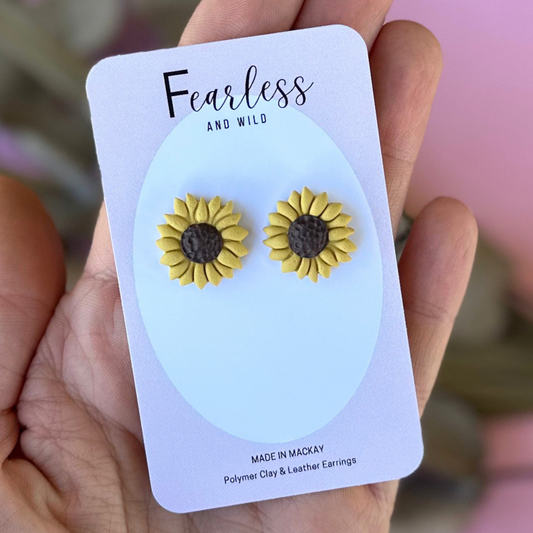 Sunflower Studs