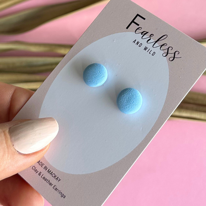 Light Blue Mini Stud