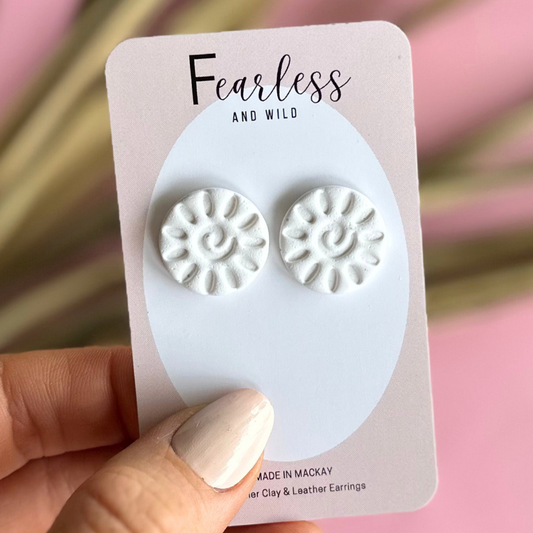 Alexia Statement Stud White
