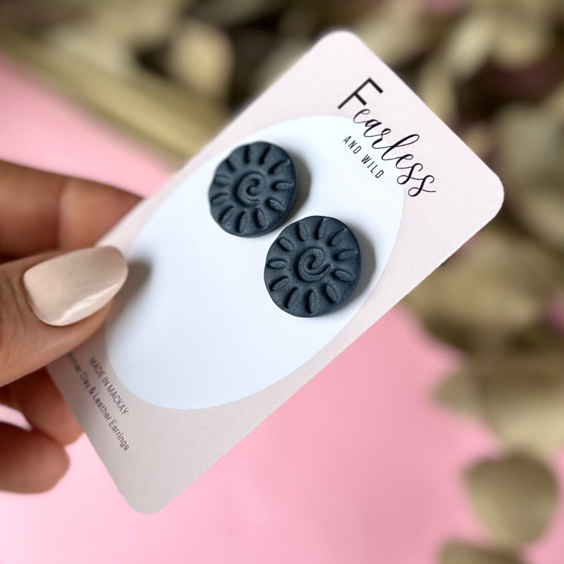Alexia Statement Stud Navy