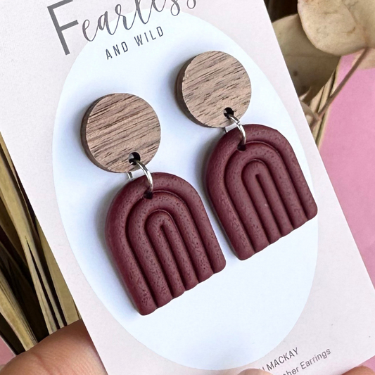 Athena Mini Burgundy