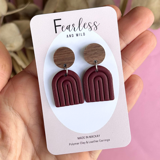 Athena Mini Burgundy