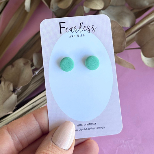 Seafoam Mini Stud