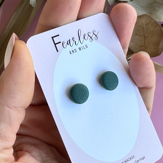 Teal Mini Stud