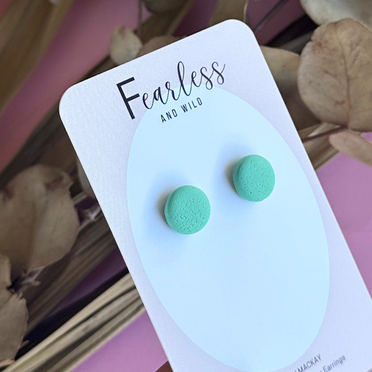 Seafoam Mini Stud