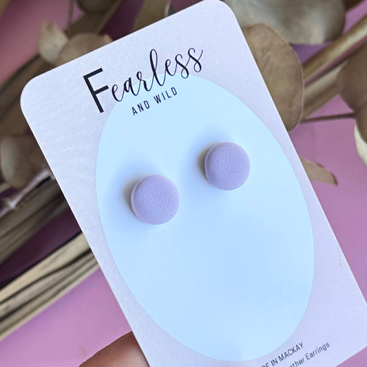 Lavender Mini Stud