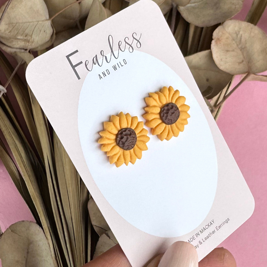 Sunflower Studs
