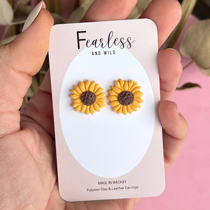 Sunflower Studs