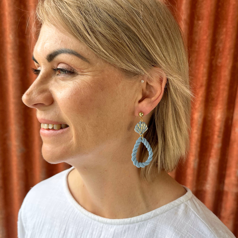 Perrine Shell Sky Blue
