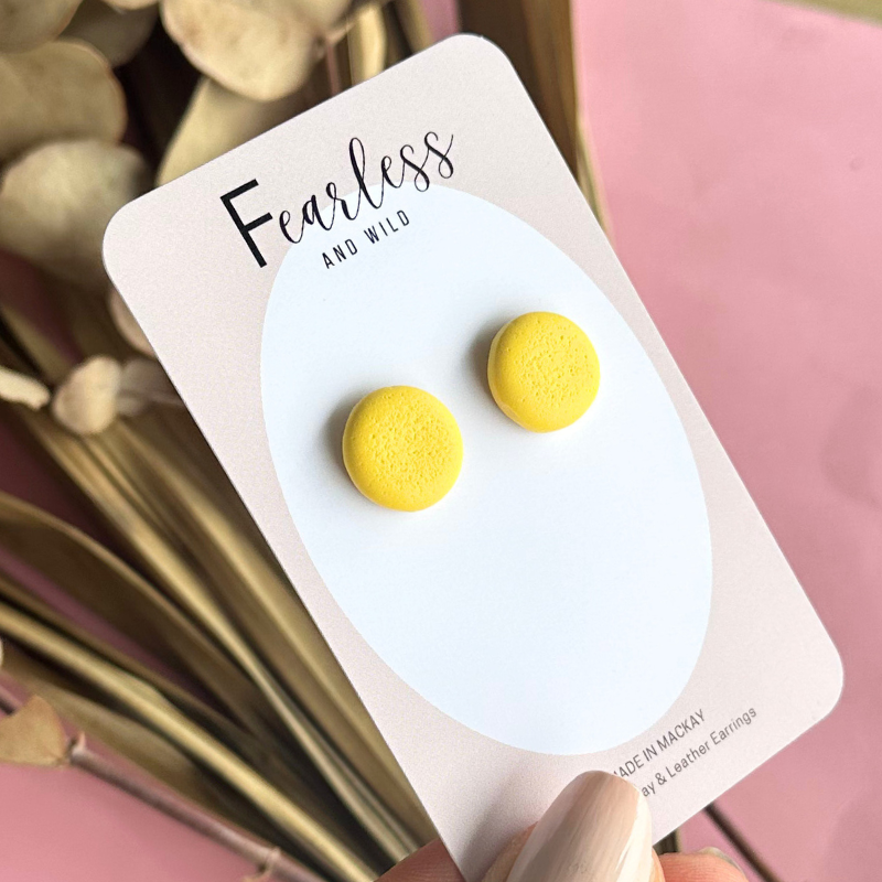 Round Yellow Stud
