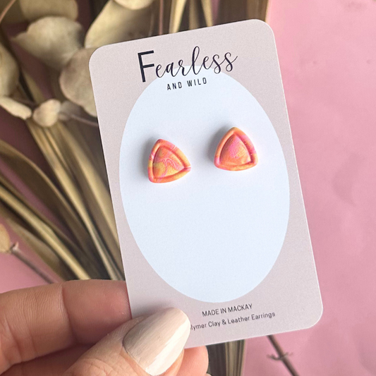 Spring Crush Triangle Stud