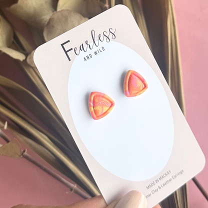 Spring Crush Triangle Stud