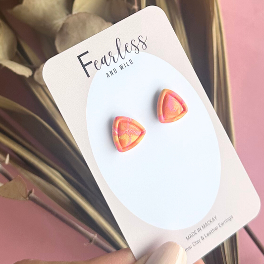 Spring Crush Triangle Stud