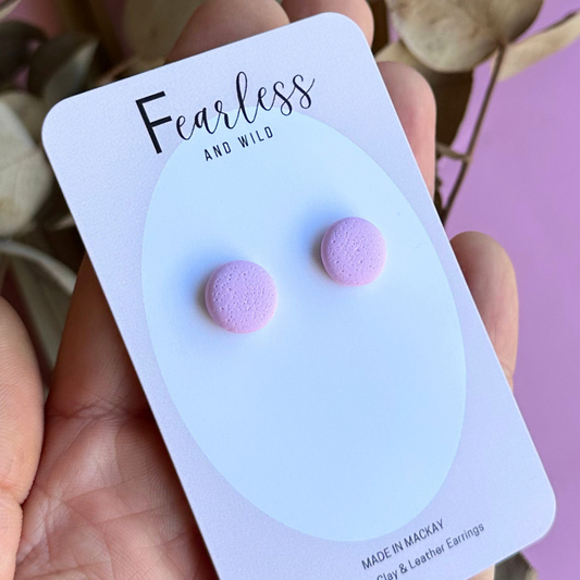 Soft Pink Mini Stud