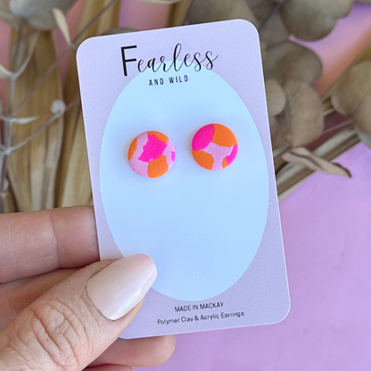 Round Sweet Kiss Stud