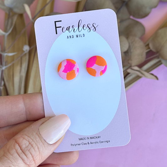 Round Sweet Kiss Stud