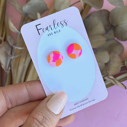 Round Sweet Kiss Stud