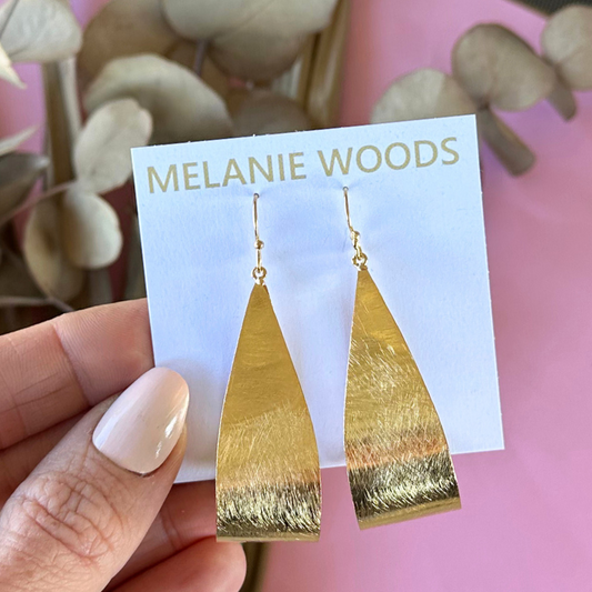 Gold Wide Hoops