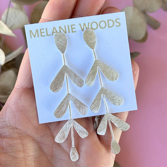 Silver Wash Leaf Drop